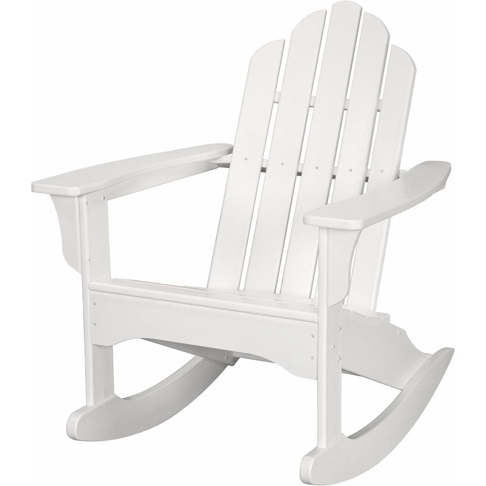 Hanover Outdoor Furniture 37 75 All Weather Contoured Adirondack Rocking Chair