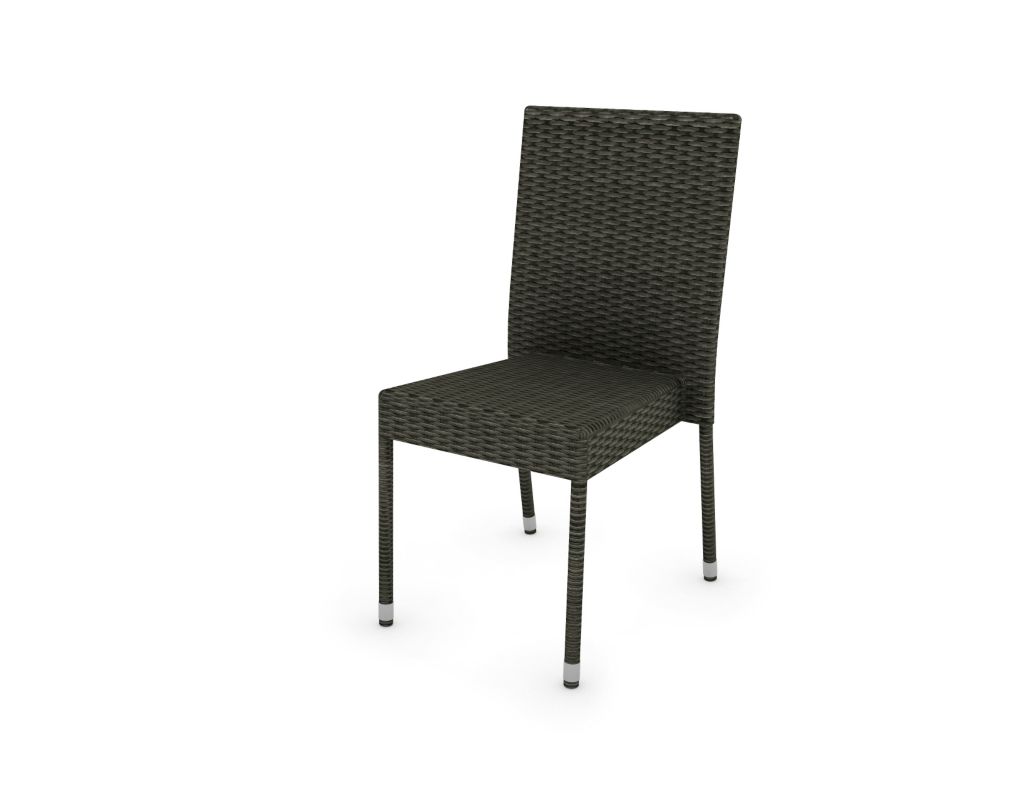 Sonax Park Terrace Charcoal Black Weave 4 Piece Patio Chair Set Shophq