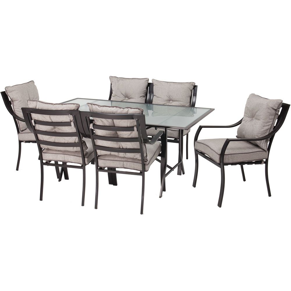 Hanover Outdoor Furniture Lavallette 7 Piece Dining Set Shophq