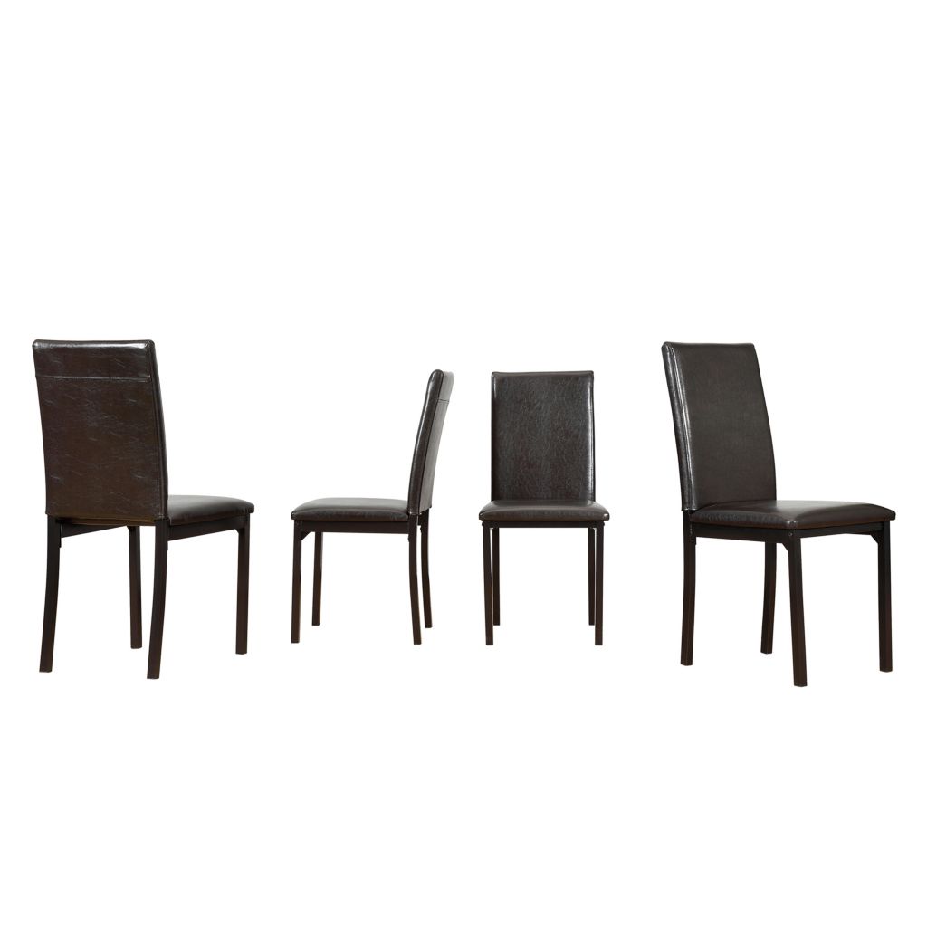 Homebasica Set Of Four 36 Bridgeview Upholstered Dining Chairs
