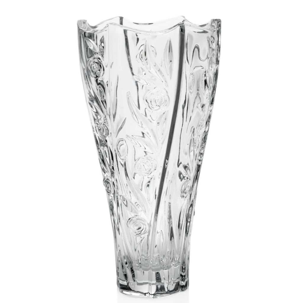 Marquis By Waterford Crystal Rose Garden 10 Vase Shophq