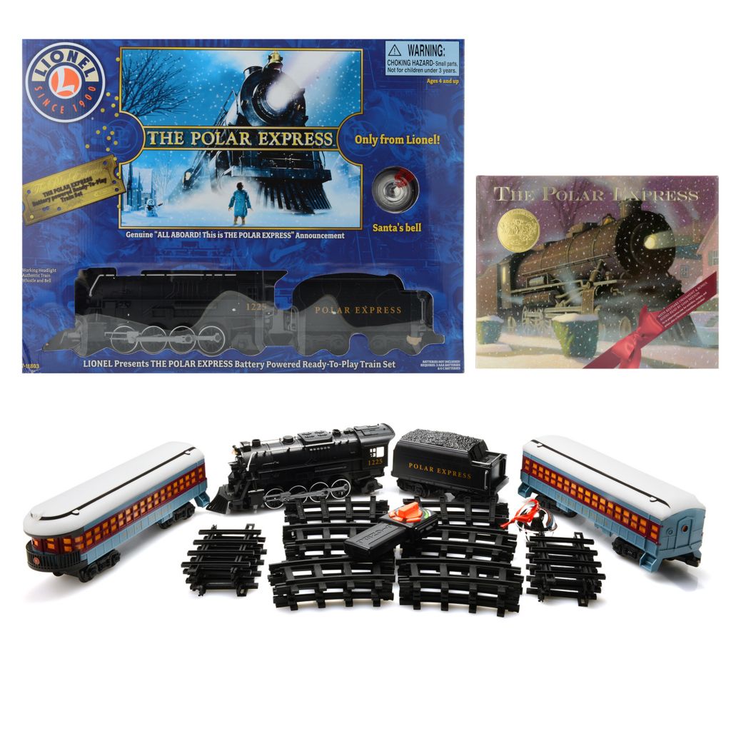 lionel polar express toy train set