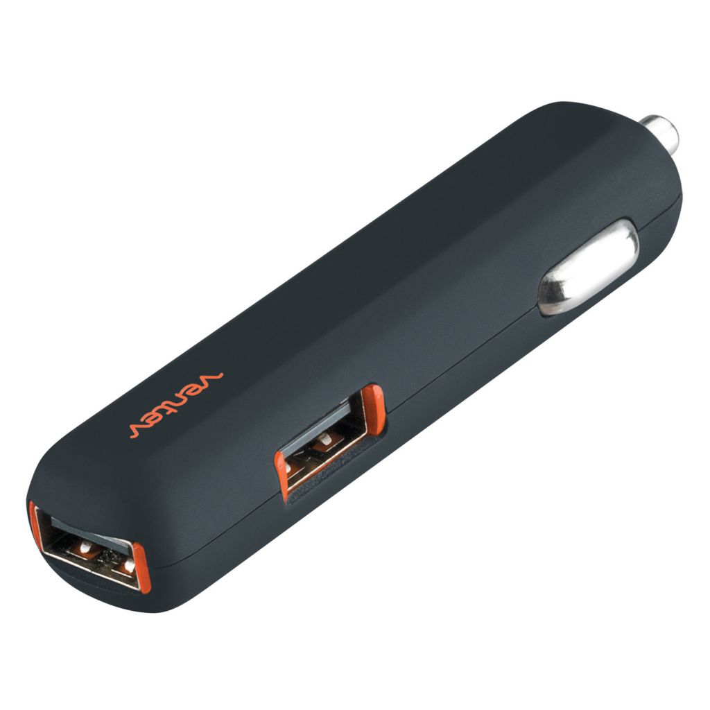 Ventev 2 4a Dash Port Car Charger W Choice Of Charging Cable