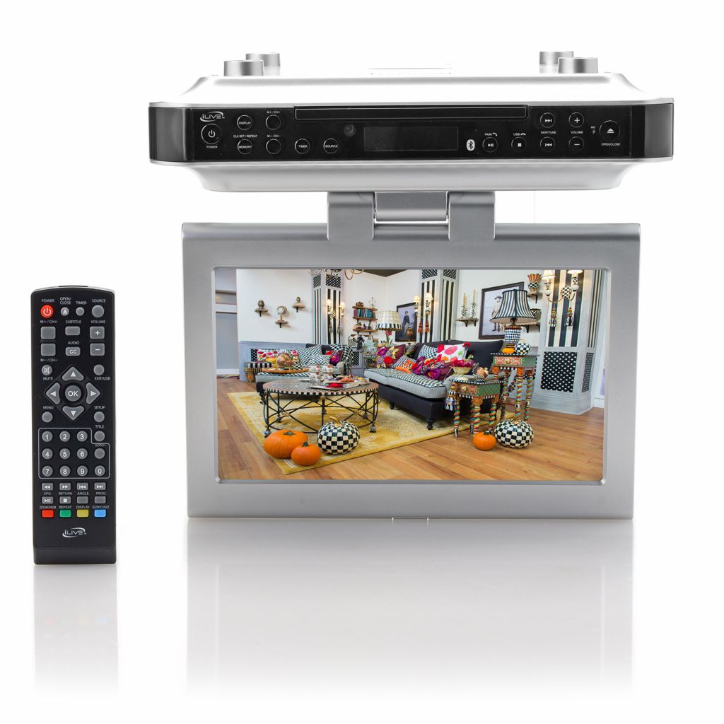 Ilive 10 Under Cabinet Tv Radio System W Built In Dvd Cd