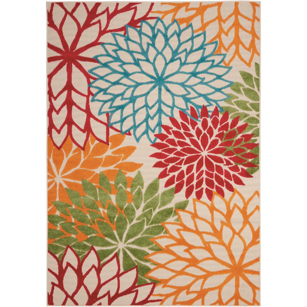 Nourison Aloha Choice Of Color Size Indoor Outdoor Rug Shophq