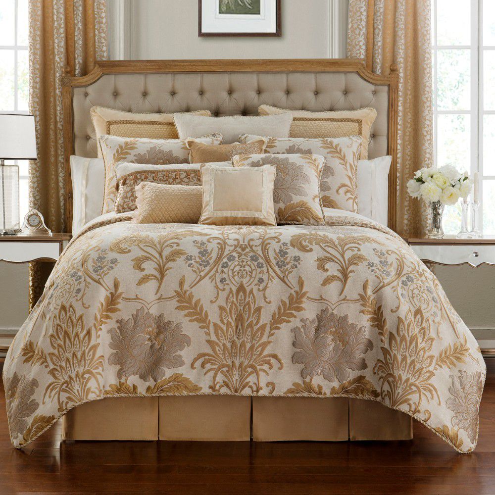 Waterford Ansonia 3 Piece Ivory Duvet Set Shophq