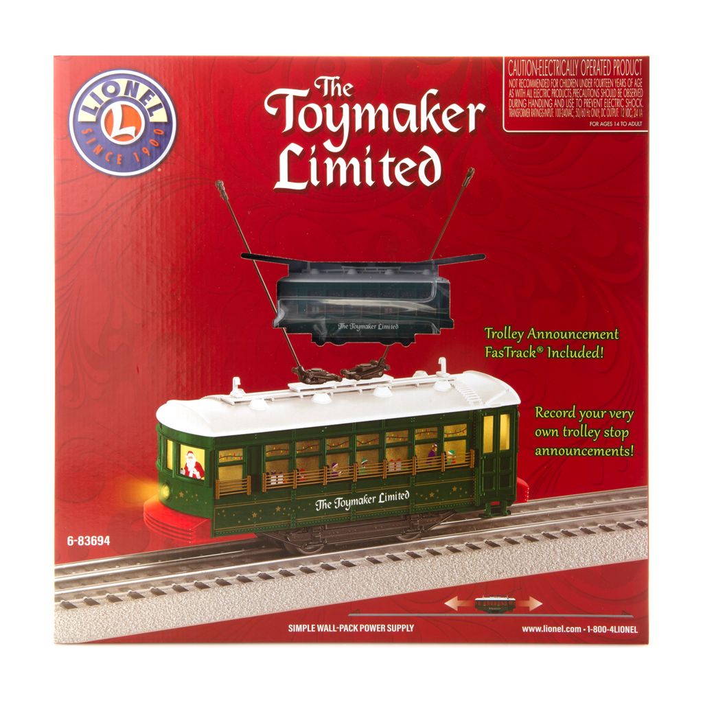 lionel christmas trolley set