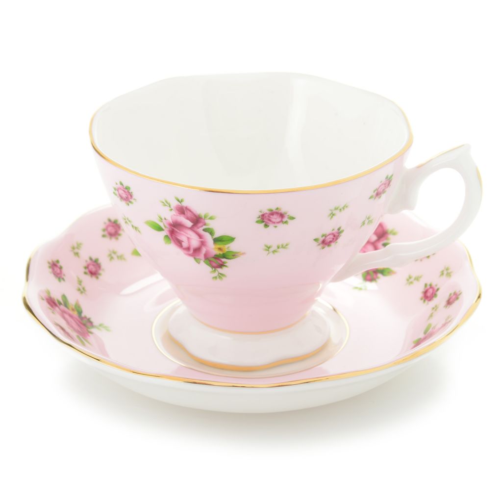 Royal Albert New Country Roses 22k Gold Accented Bone China Teacup