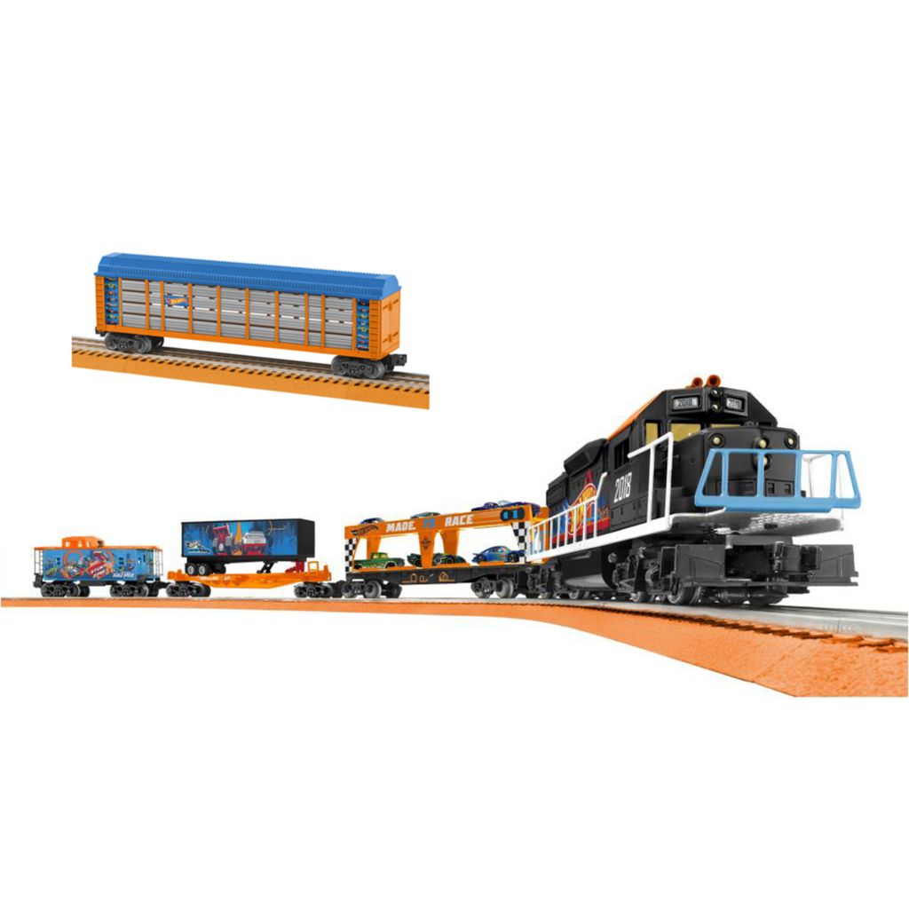 hot wheels lionel train set