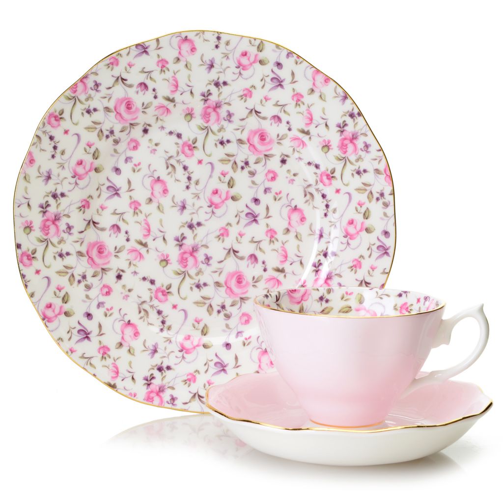 Royal Albert New Country Roses 22k Gold Accented Bone China Cup