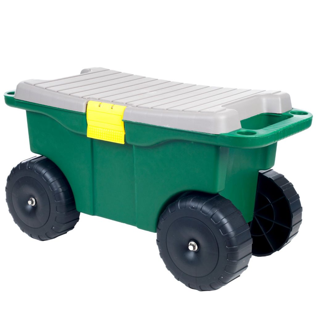 Pure Garden 20 Rolling Garden Storage Cart W Removable Tool Tray