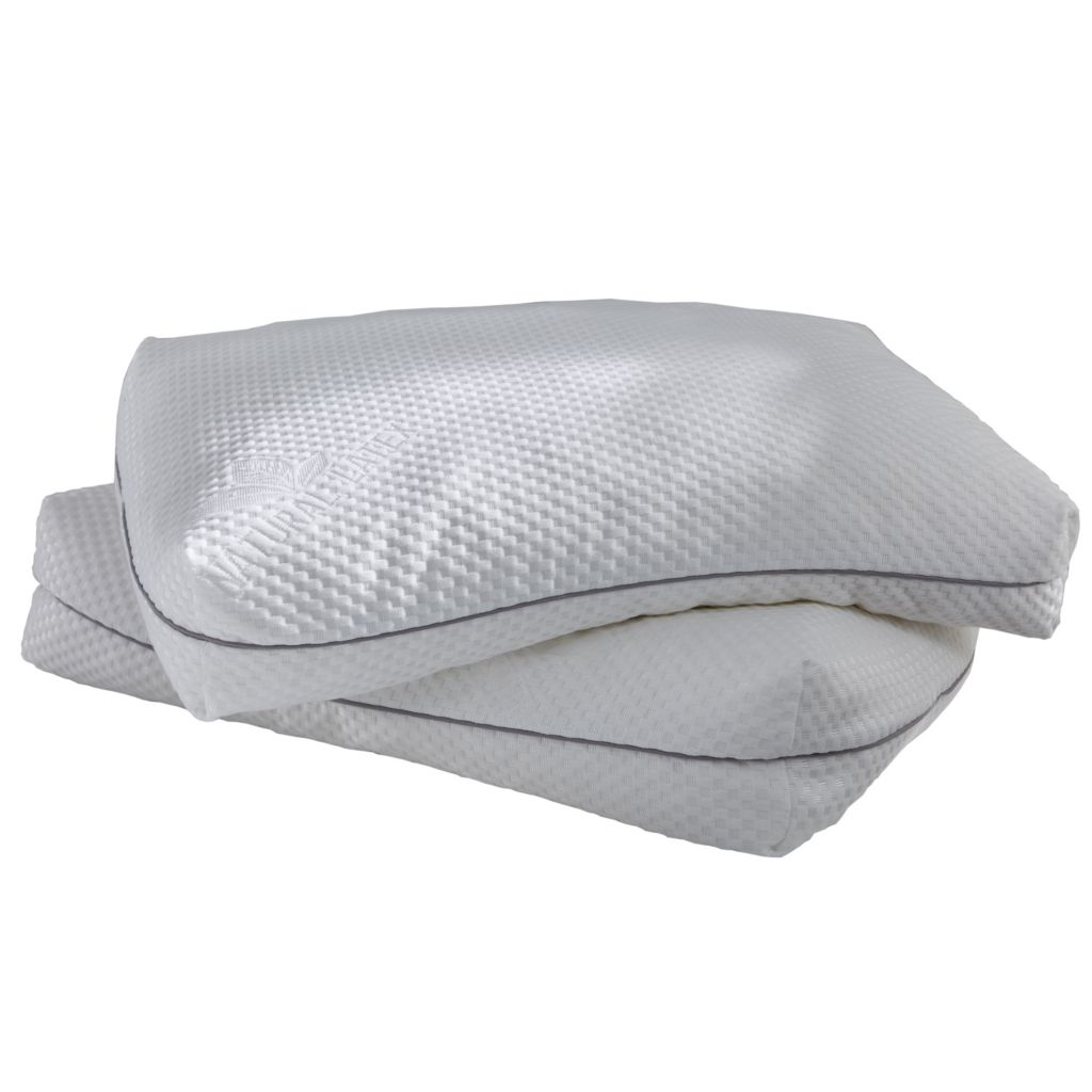 Comfort Loft Set Of 2 Dunlop Shredded Latex Pillows Shophq