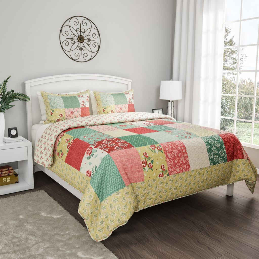 Lavish Home Sweet Dreams Heather Dutton Design 3 Piece Floral