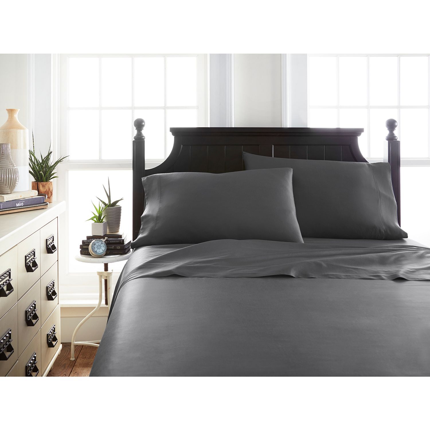 Home Collection Premium Rayon from Bamboo 4Piece Sheet Set