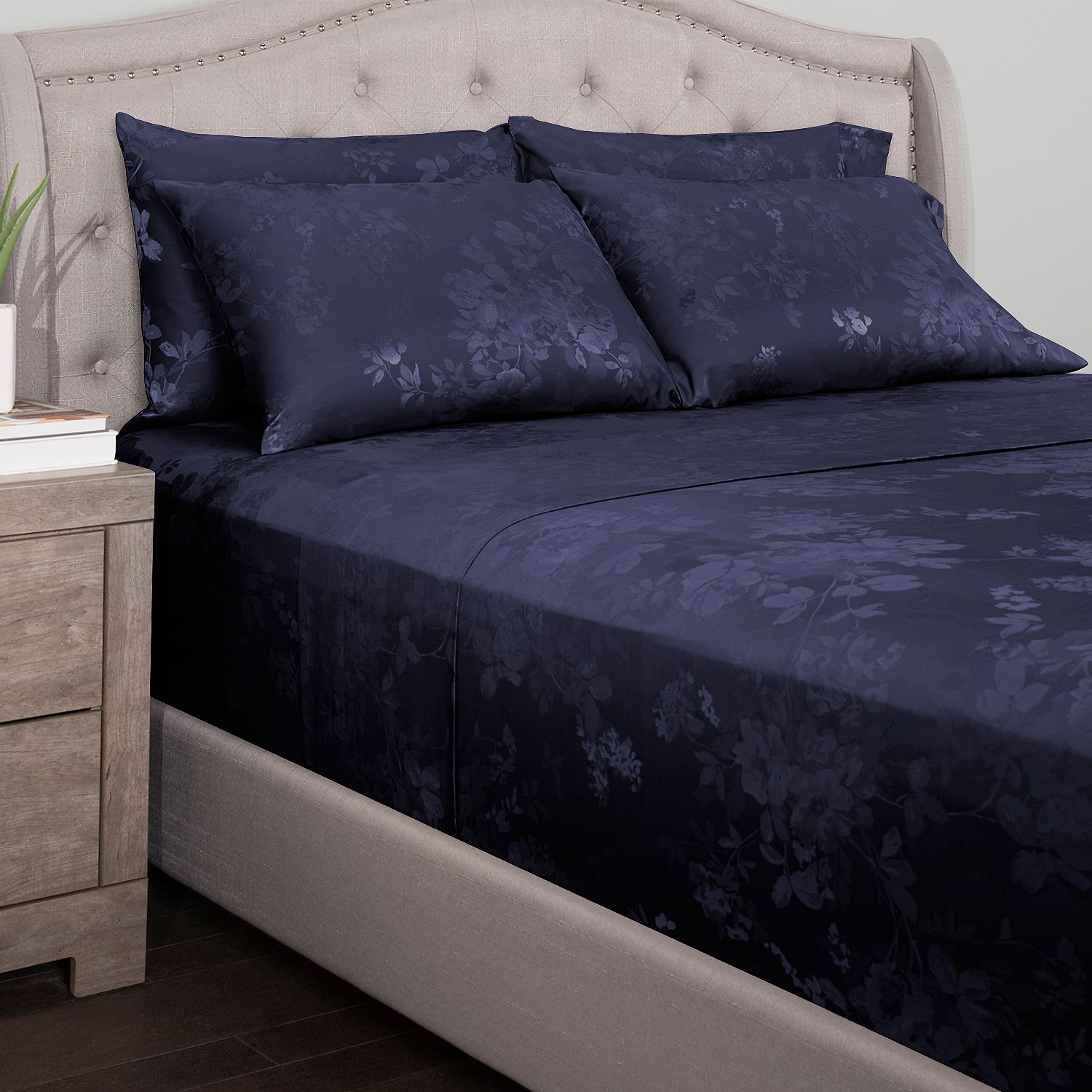 North Shore Living™ Cotton Blend Floral Jacquard Luxury 6