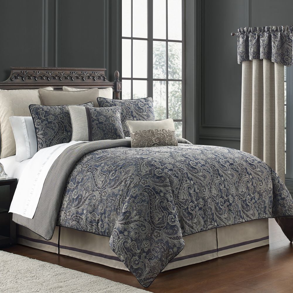 Waterford Danehill Reversible 4 Piece Comforter Set Shophq