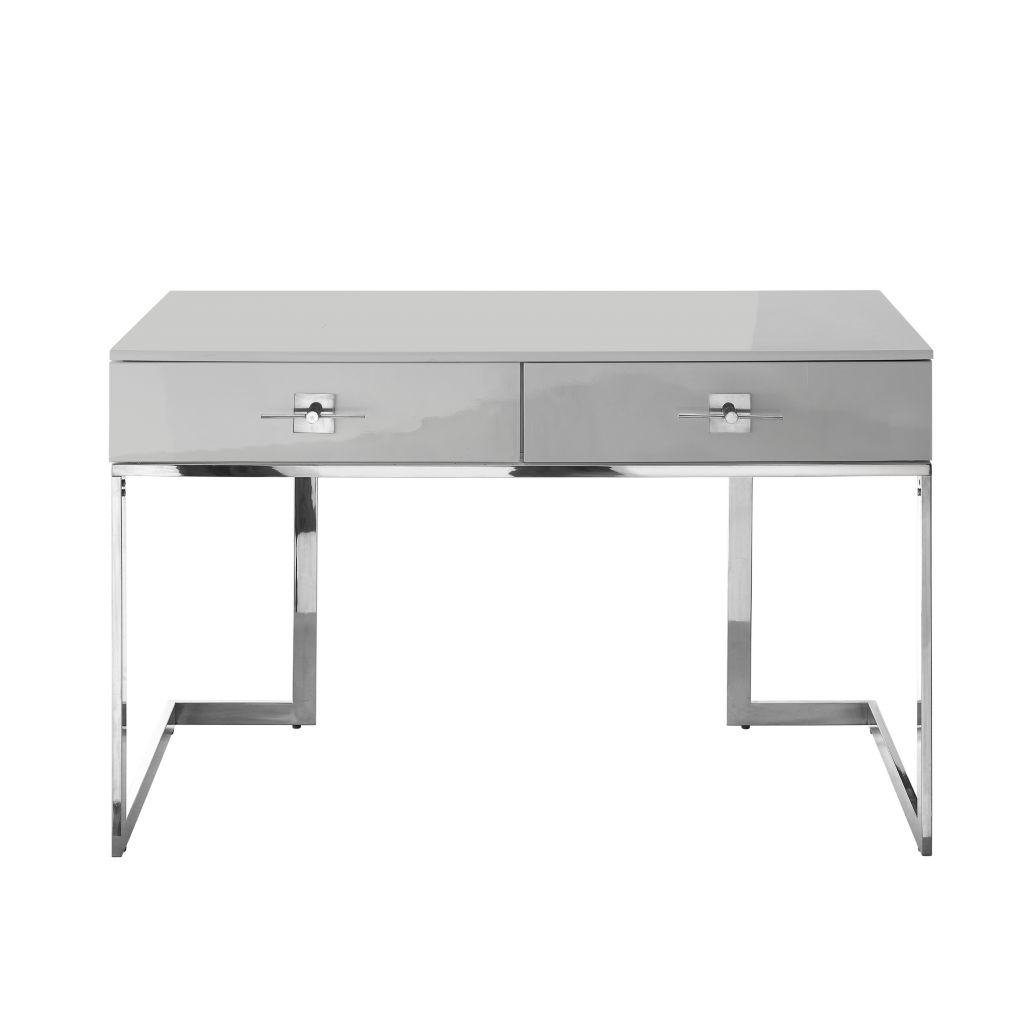 Nicole Miller Plumeria Choice Of Color Two Drawer Writing Desk