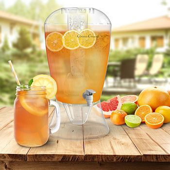 Dining & Entertaining Be the Hostess with the Mostess - 493-249 Classic Cuisine Shatter Proof 2-Gallon Beverage Dispenser - 493-249
