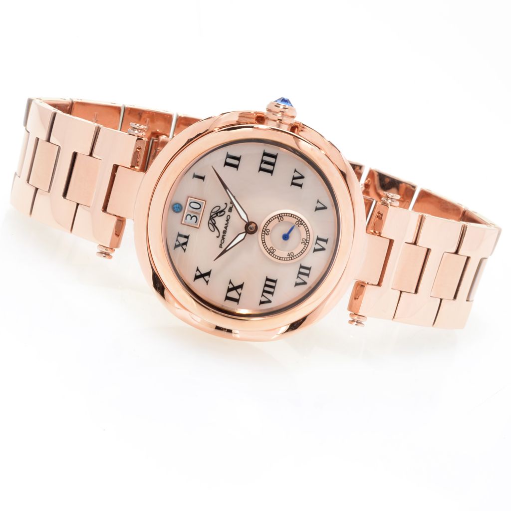 porsamo bleu women's south sea oval crystal watch