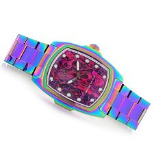 649-480 - Invicta Baby Or Grand Lupah Quartz Abalone Dial Iridescent Bracelet Watch - Image of product 649-480