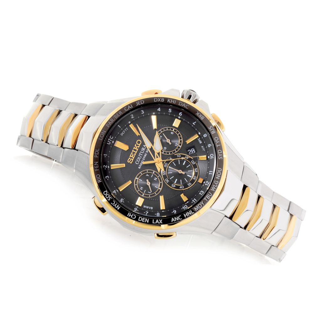 seiko solar gmt watch