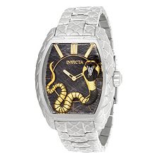 658-590 - Invicta Men's Tonneau Venom Cobra Quartz Stainless Steel Bracelet Watch - Image of product 658-590