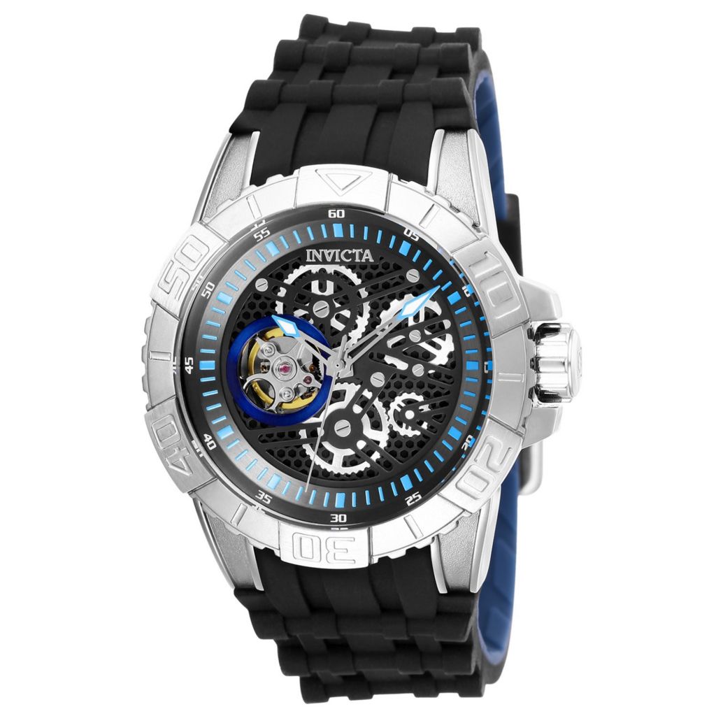 skeleton diver watch