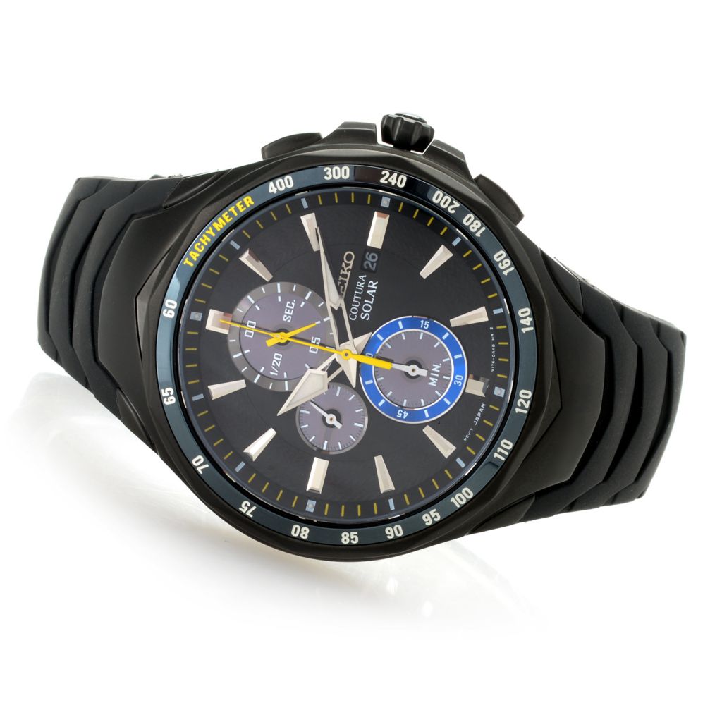 seiko jimmie johnson special edition solar chronograph watch