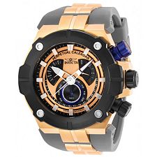 665-028 - Invicta Men's 52Mm Sea Hunter Swiss Quartz Perpetual Calendar Silicone Strap Watch - Image of product 665-028