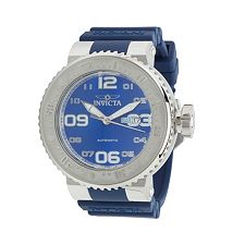 674-042 - Invicta Men's 52Mm Grand Pro Diver Automatic Mother-Of-Pearl Dial Silicone Strap Watch - Image of product 674-042
