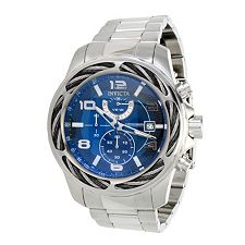 674-113 - Invicta Men's 54Mm Bolt Quartz Chronograph Stainless Steel Bracelet Watch - Image of product 674-113
