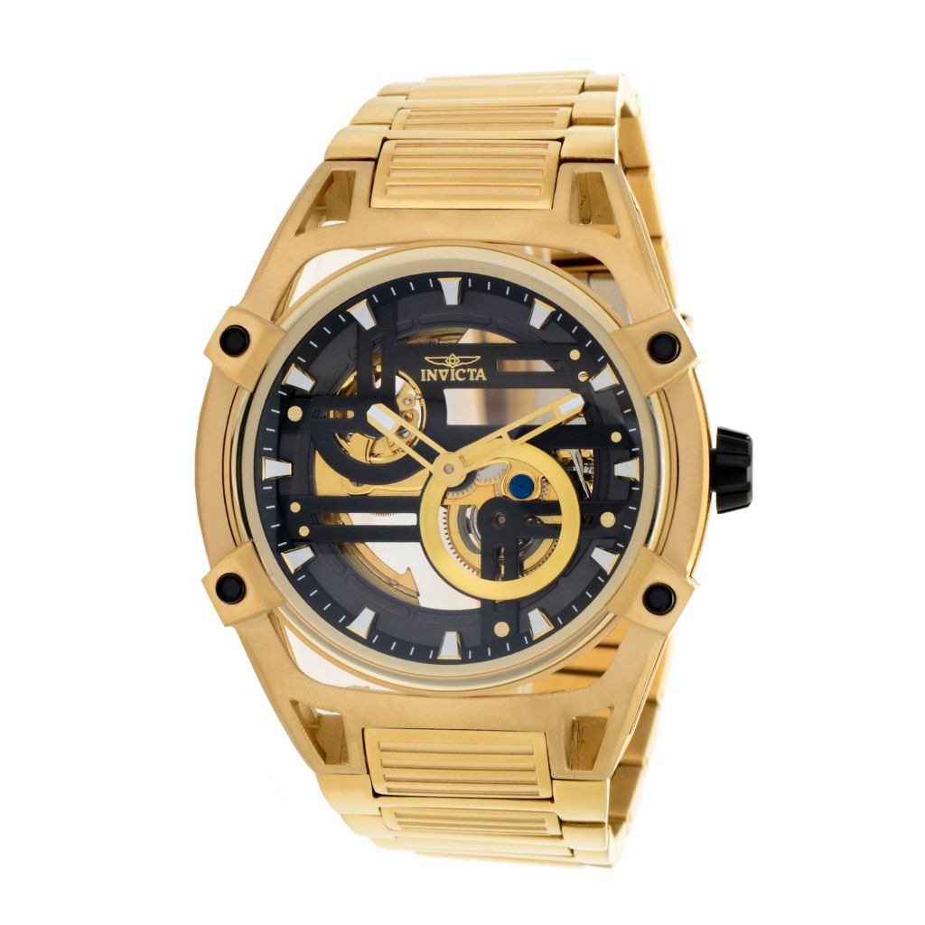 Invicta Men S 52mm Akula Automatic Skeletonized Dial Stainless