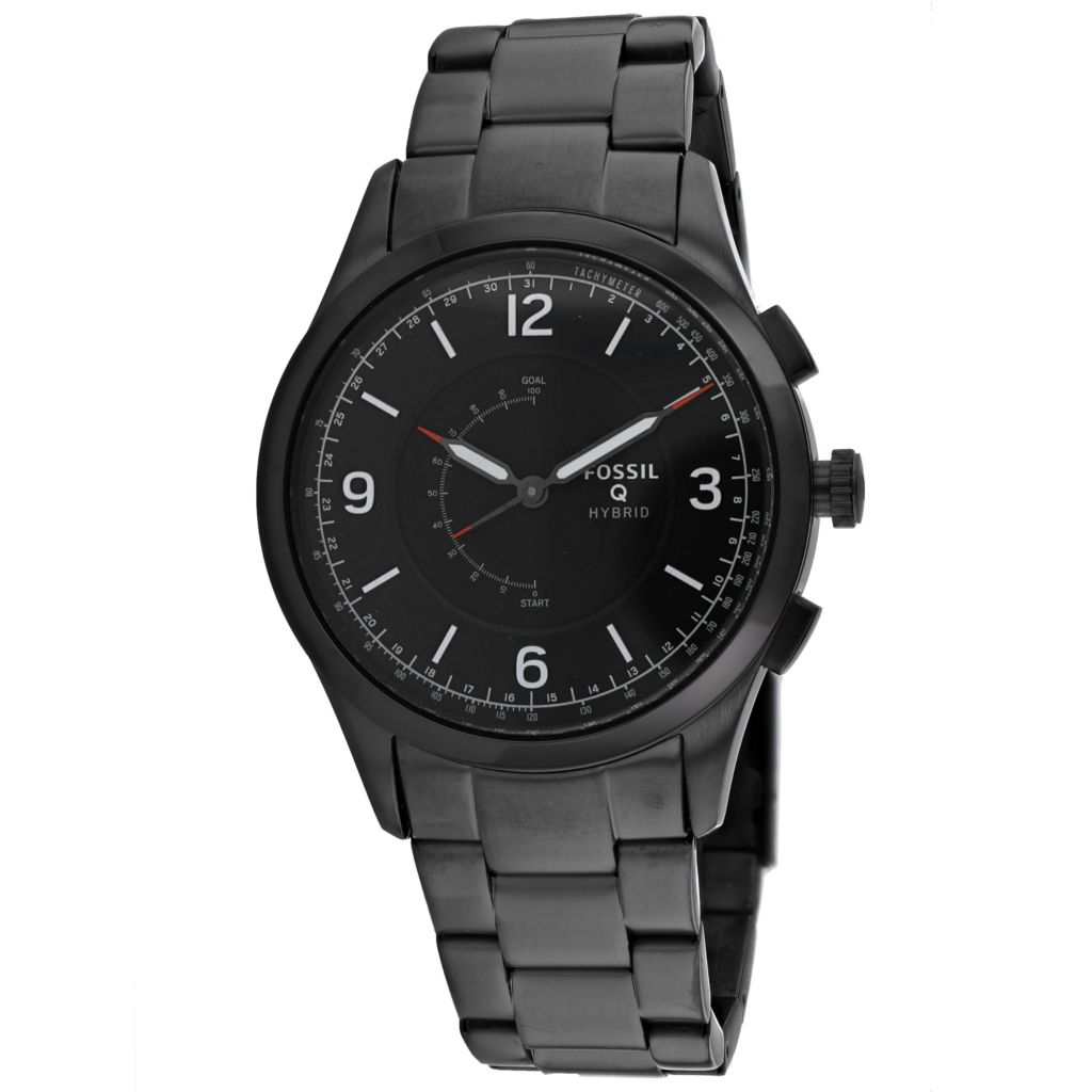 fossil gunmetal smartwatch