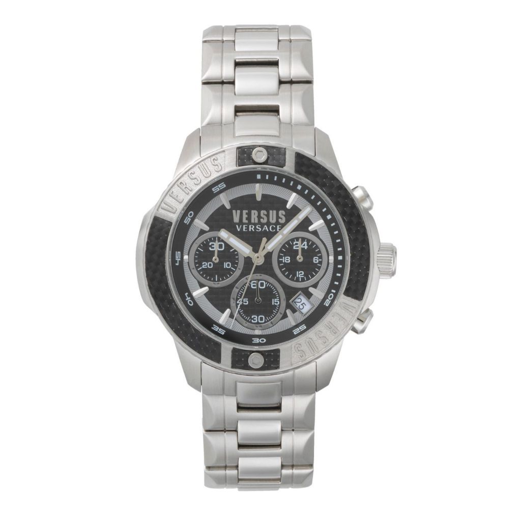 Versus Versace Men S 44mm Admirality Quartz Chronograph Stainless