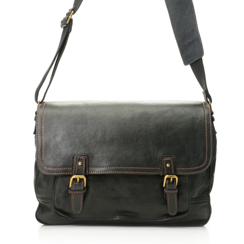 nash men's tuscan leather messenger