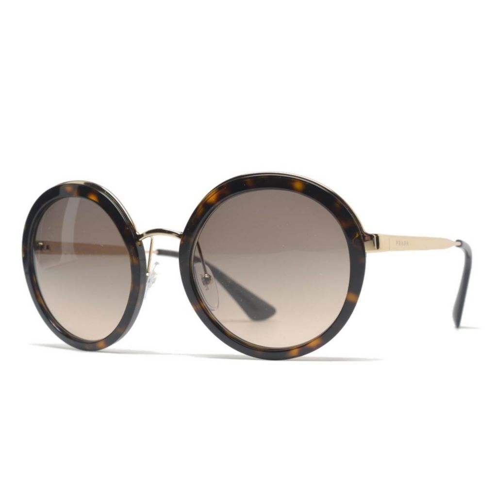 prada round frame sunglasses