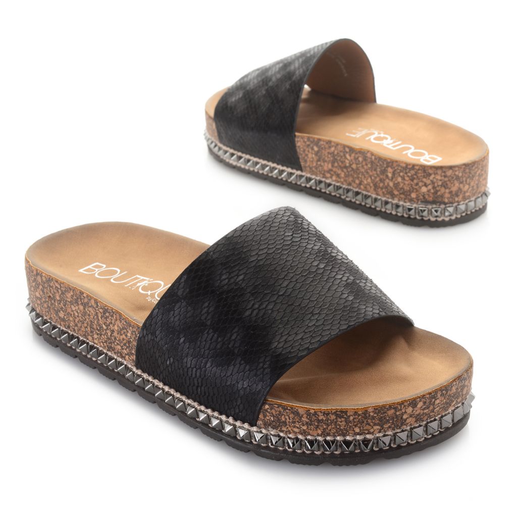 mia metallic sandals