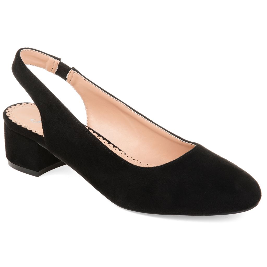 suede slingback heels