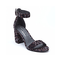 Sandals & Heels - 740-274 Matisse Sashed Animal Print Ankle Strap High Heel Sandals - 740-274