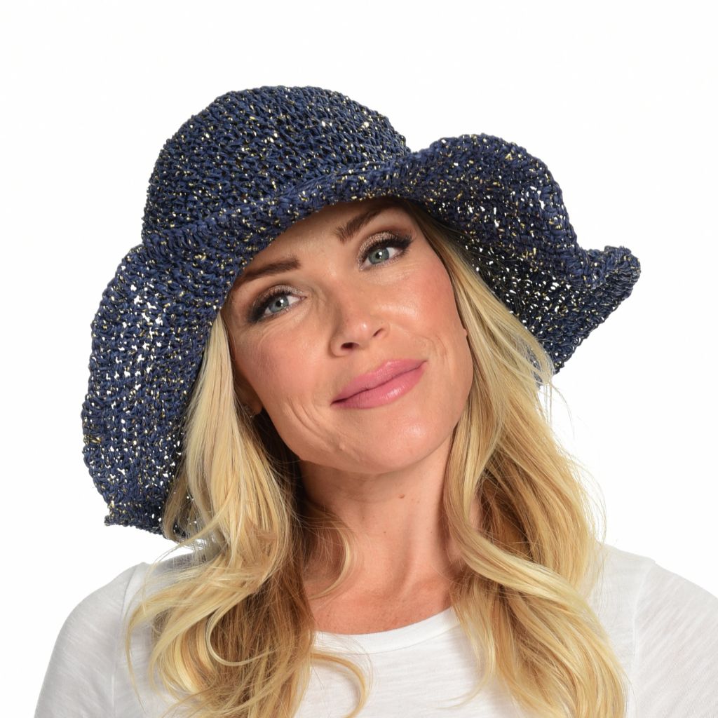 Kim Co Adjustable Drawstring Summer Hat Shophq