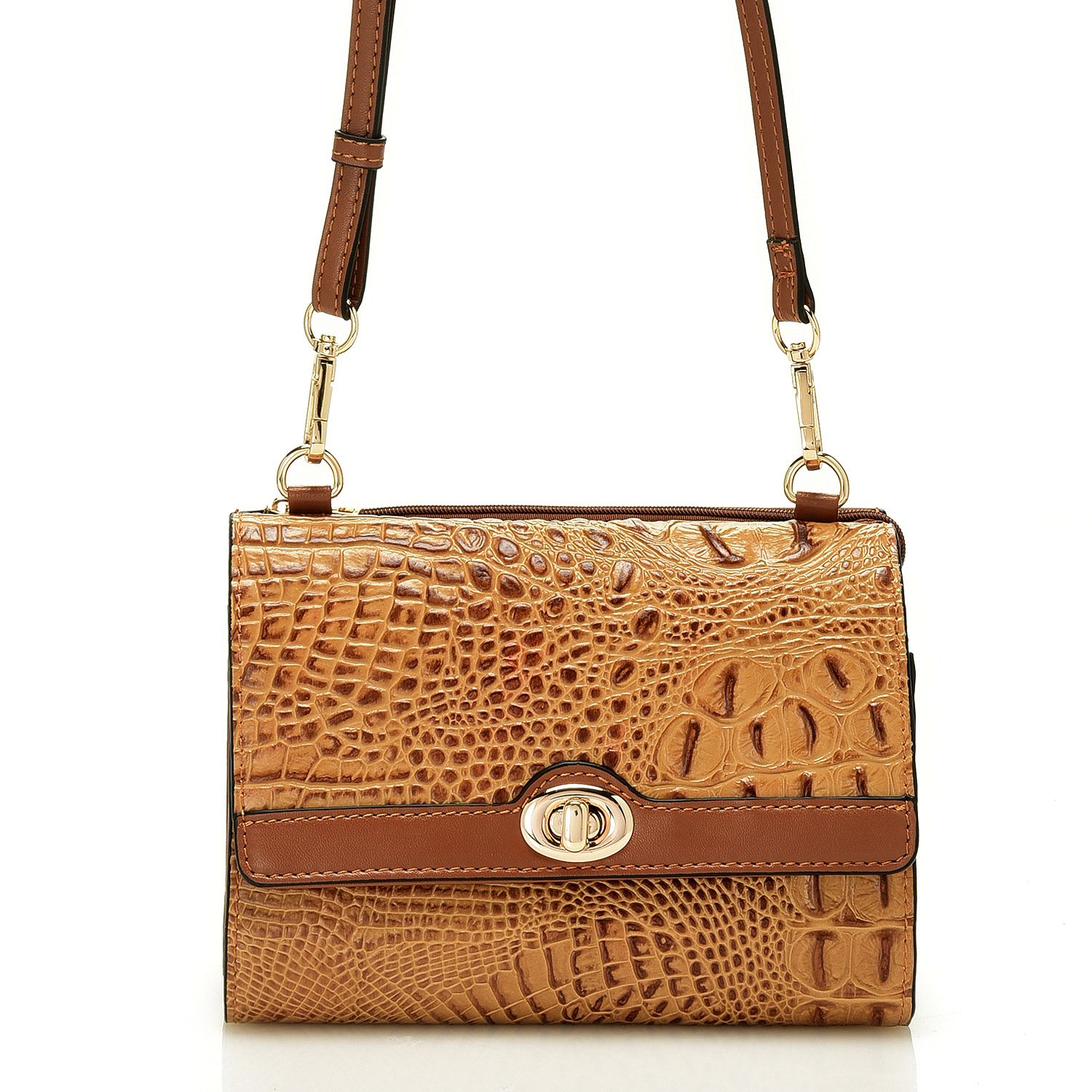 Day Break Deal Madi Claire "Melba" Croco Embossed Leather
