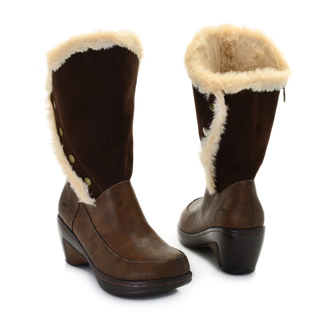 faux fur lined boots