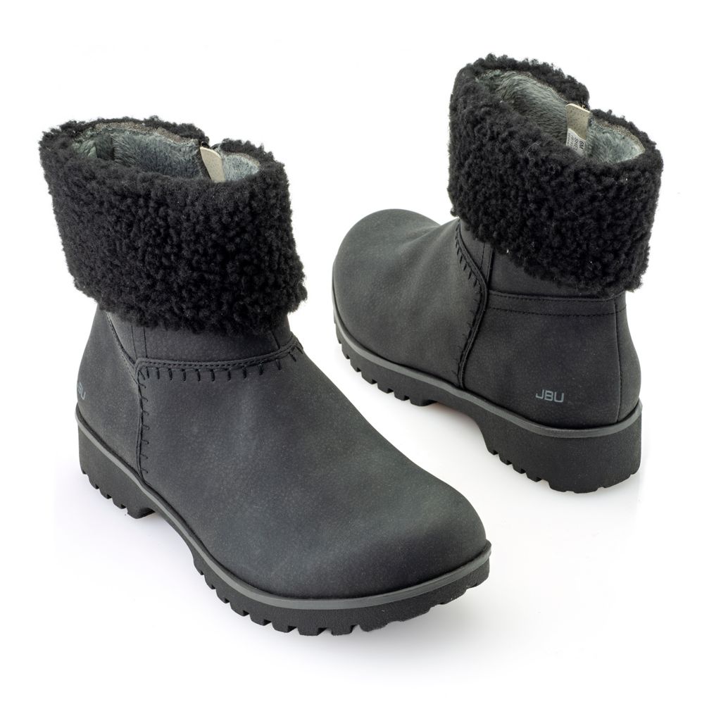 sherpa lined ankle boots