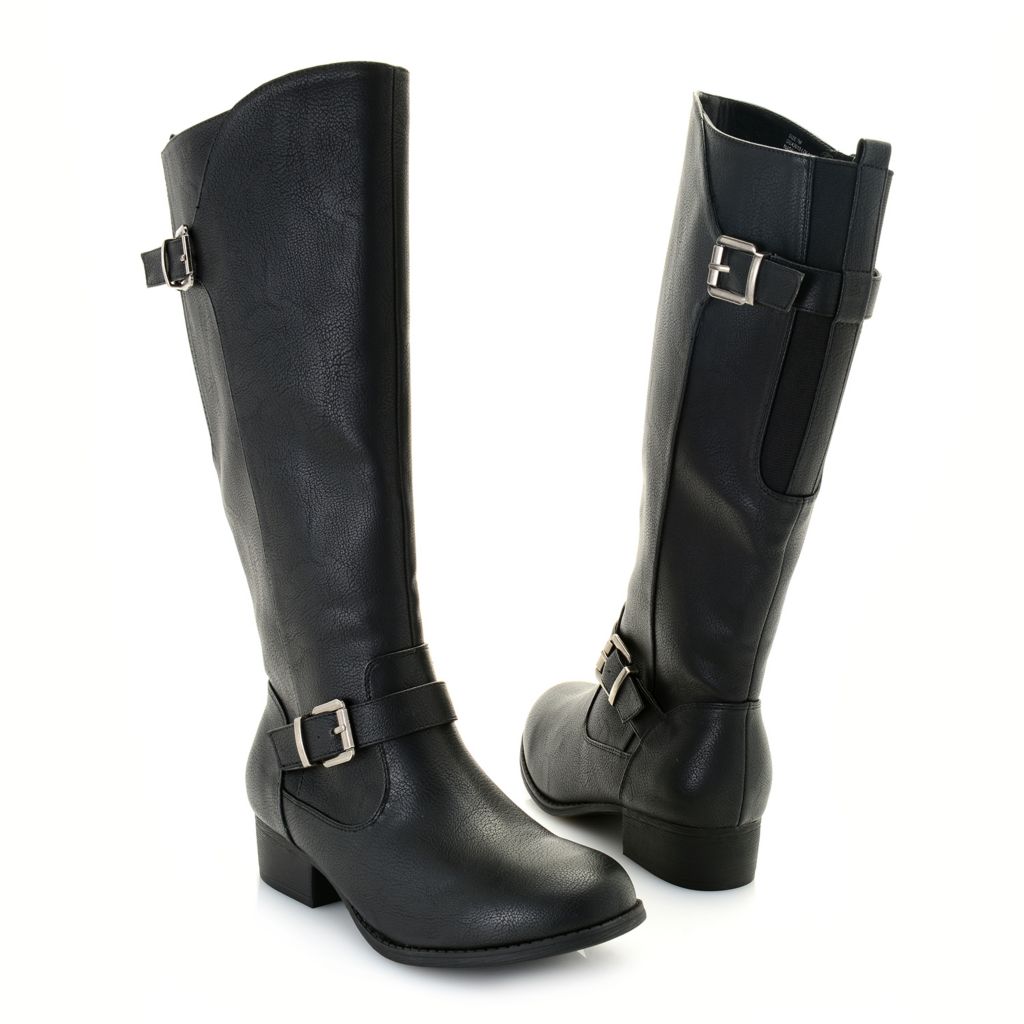 riding boots with buckles