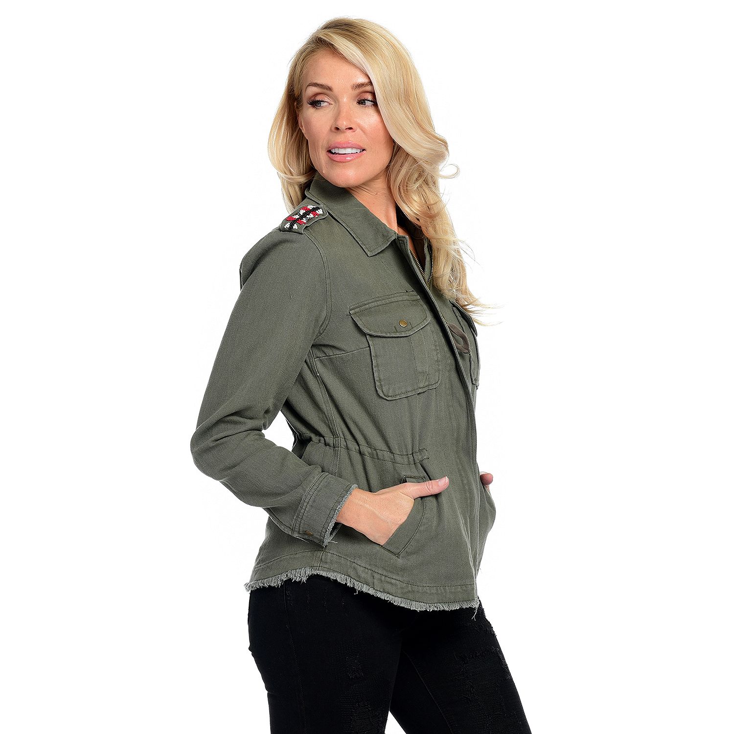 Indigo Thread Co.™ 100 Cotton Pointed Collar Bead Detailed