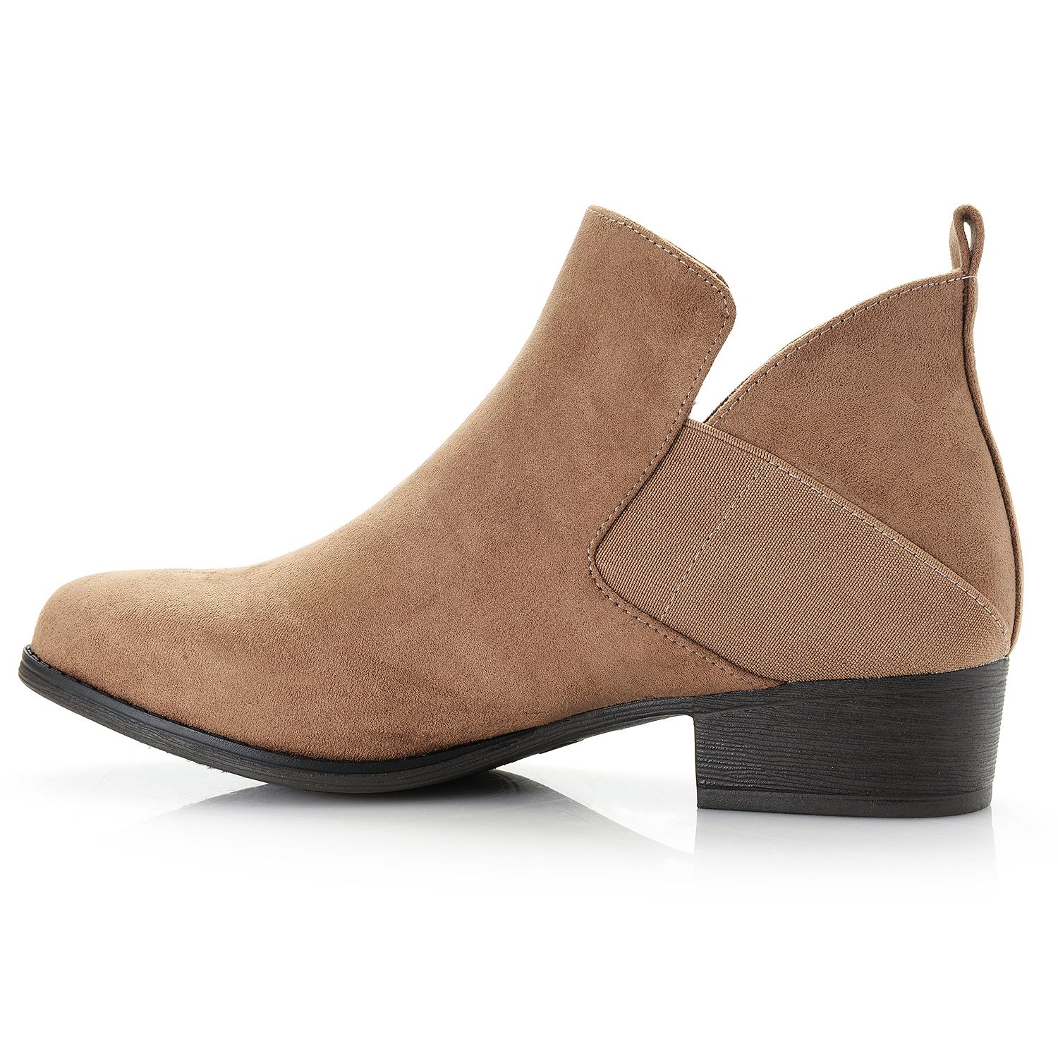 ugg women's hazel side gored stacked heel bootie