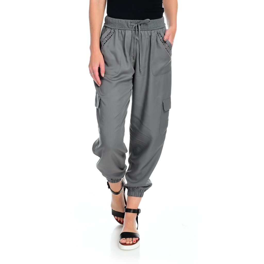 elastic waist jogger pants