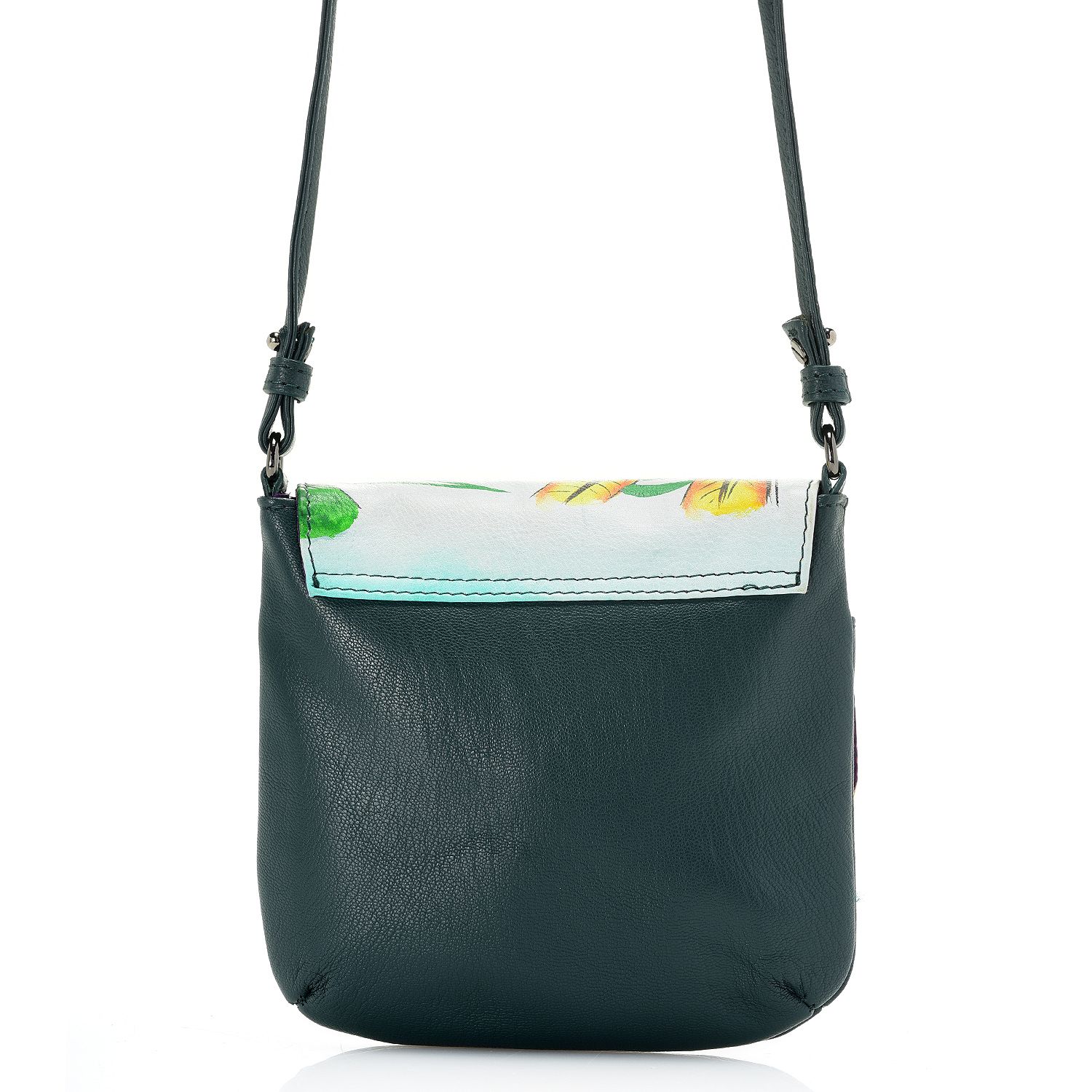 Sharif HandPainted Leather Tote Bag w/ Crossbody Set