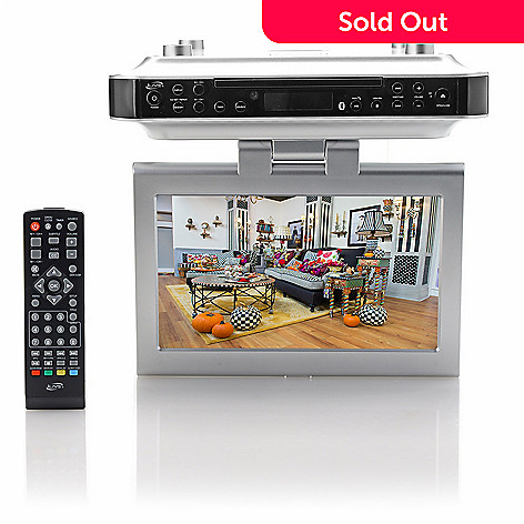 ilive 10", under-cabinet tv, & radio system, w/ built-in dvd, & cd player