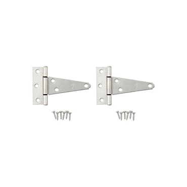National Hardware N129-346 V286 Extra Heavy T Hinges in Galvanized 2 pack